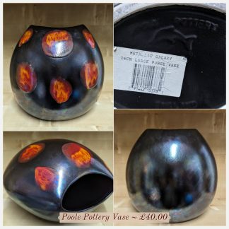 Poole Pottery Purse Vase