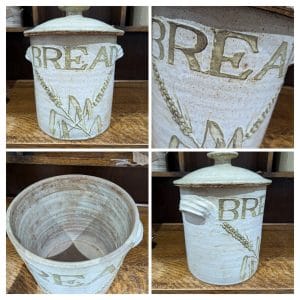 Studio Pottery Bread Bin