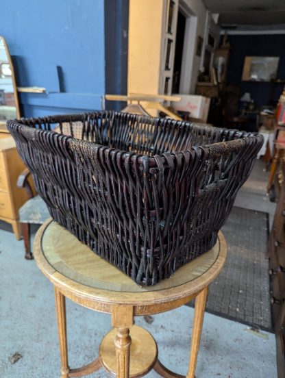 Bamboo Wicker Brown Basket - Image 2