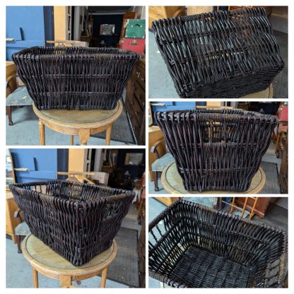 Bamboo Wicker Brown Basket