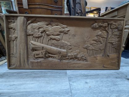 Carved Oak Panel - Image 2