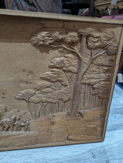 Carved Oak Panel - Image 5