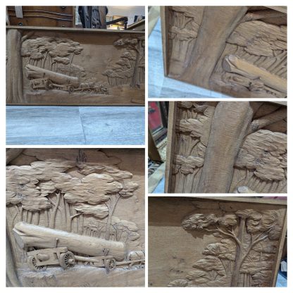 Carved Oak Panel