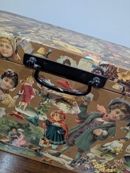 Decoupaged Wooden Chest - Image 4