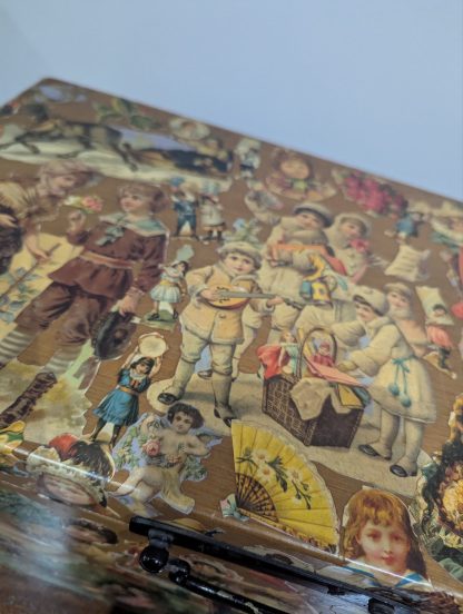 Decoupaged Wooden Chest - Image 5