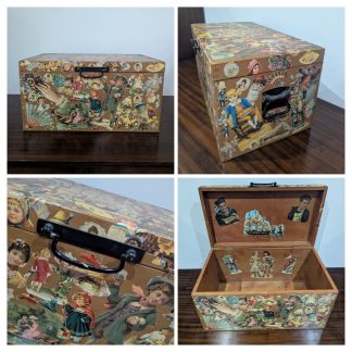 Decoupaged Wooden Chest