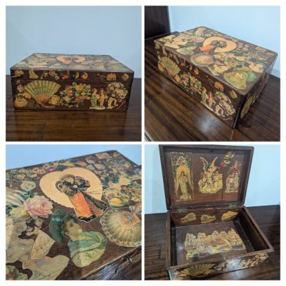 Decoupaged Wooden Box