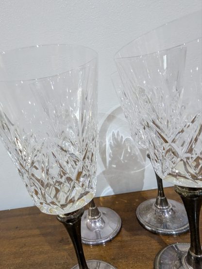 French Crystal Wine Glasses - Image 4