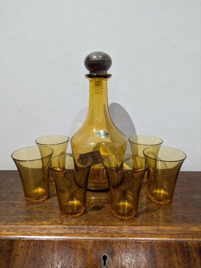 Decanter & 6 Glasses - Image 2