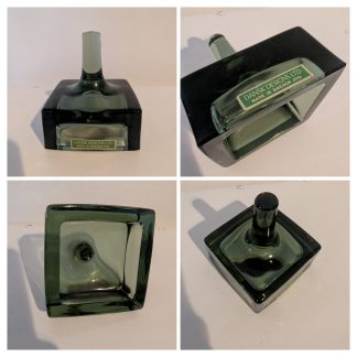 Glass 1970's Ring Holder / Candle Spike