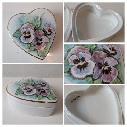 Heart Shape Trinket Box