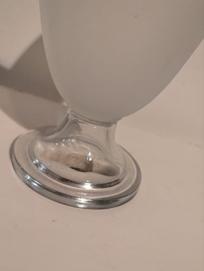 Frosted Glass Tulip Vase - Image 5