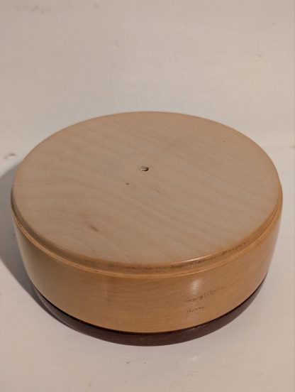 Circular Wood & Brass Box - Image 7