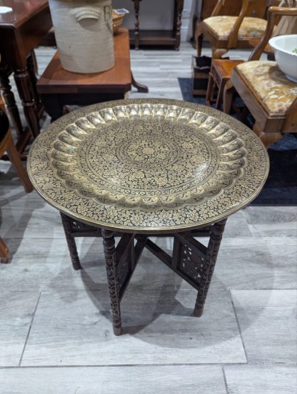 Brass Top Moorish Table - Image 3