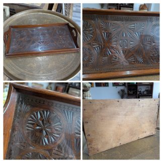 Carved Oak Tray