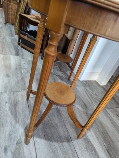 Circular Glass Top Side Table - Image 6