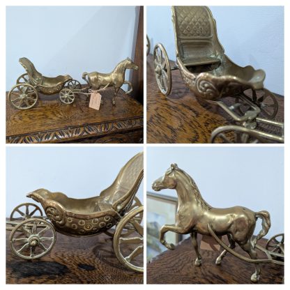 Brass Horse and Carrage