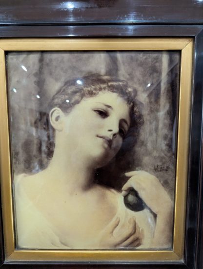 Framed Crystoleum - Image 5