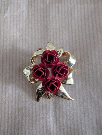 Red Rose Brooch - Image 3