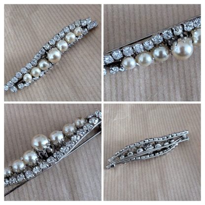 Pearl Bar Brooch