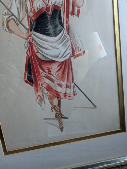 "Costume Design" Framed Water Colour - Image 5