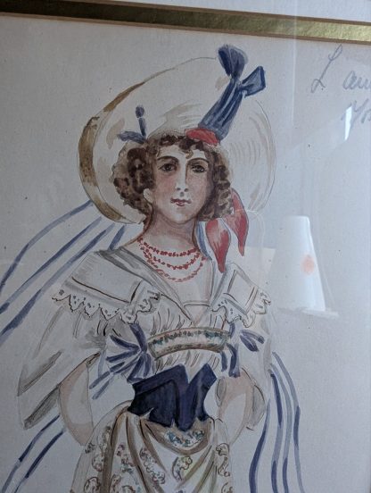"Costume Design" Framed Water Colour - Image 6