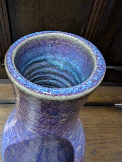 Studio Pottery Lavender Vase - Image 5