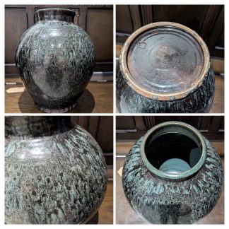 Studio Pottery Vase Green