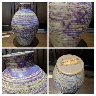 Studio Pottery Lavender Vase