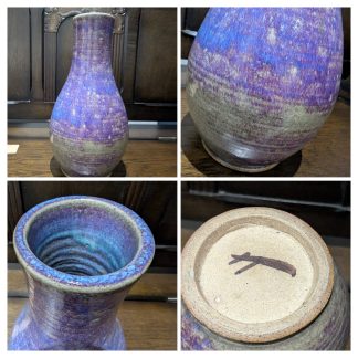 Studio Pottery Lavender Vase