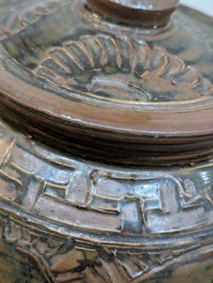 Studio Pottery Lidded Jar - Image 7