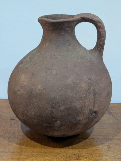 Studio Pottery Terracotta Jug - Image 2
