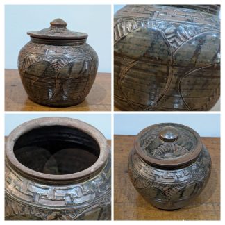 Studio Pottery Lidded Jar
