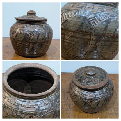 Studio Pottery Lidded Jar