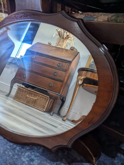 Oval Scallop Edge Mirror - Image 3