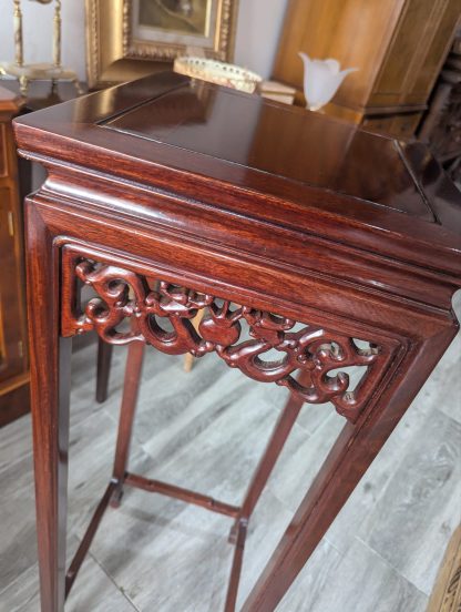 Chinese Hardwood Plant Stand - Image 4