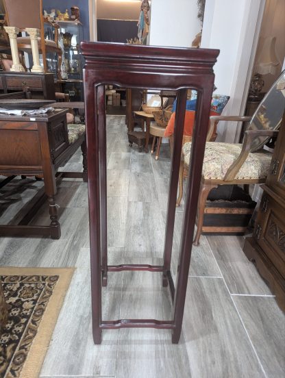 Chinese Hardwood Plant Stand - Image 2
