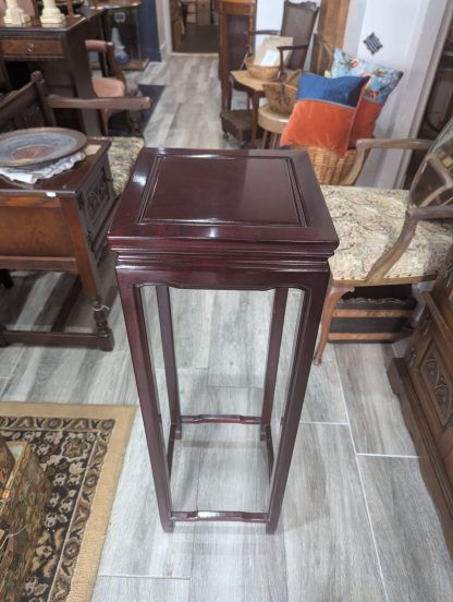 Chinese Hardwood Plant Stand - Image 4