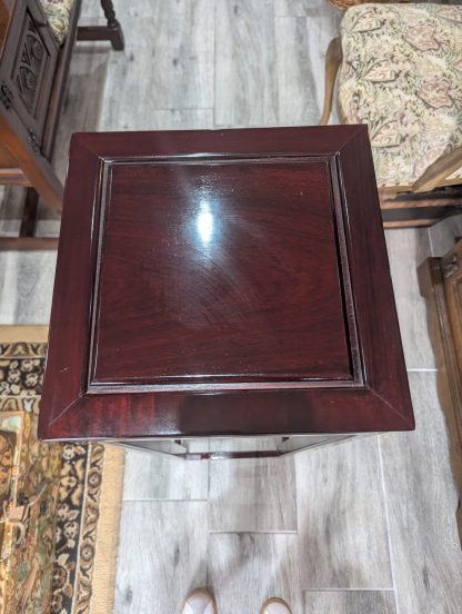 Chinese Hardwood Plant Stand - Image 7