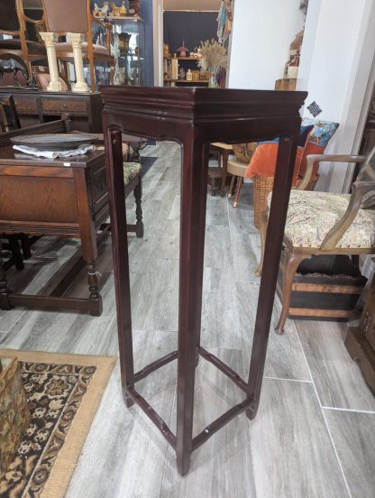 Chinese Hardwood Plant Stand - Image 3