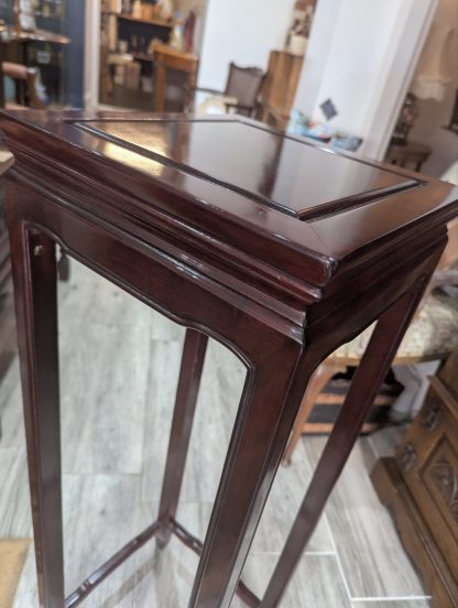 Chinese Hardwood Plant Stand - Image 5