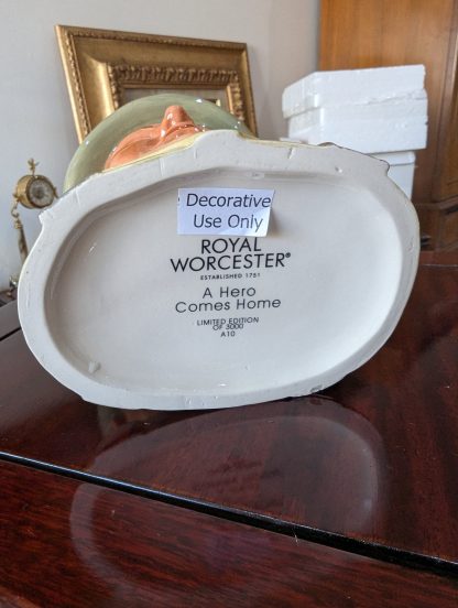 "A Hero Comes Home" by Royal Worcester - Image 6