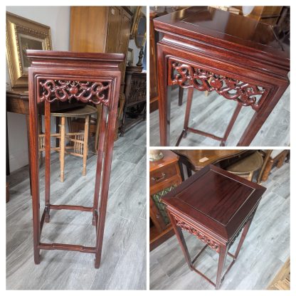 Chinese Hardwood Plant Stand