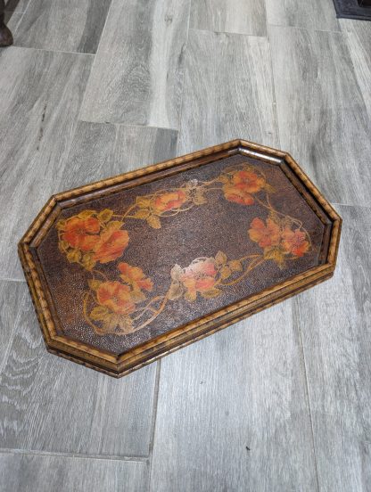 Pokerwork "Poppy" Tray - Image 2
