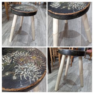 Hand Painted Milking Stool