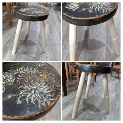 Hand Painted Milking Stool
