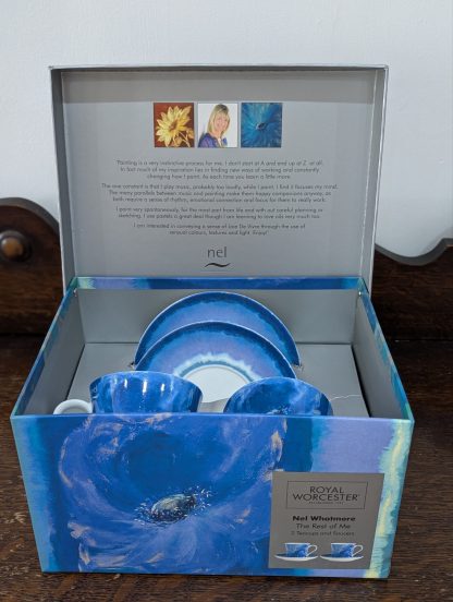 Royal Worcester Cups and Saucer Set - Image 3