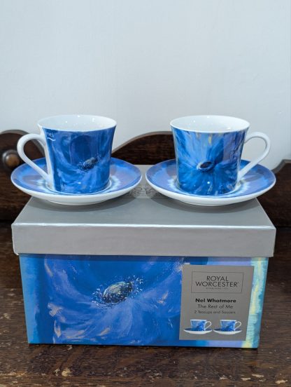 Royal Worcester Cups and Saucer Set - Image 6