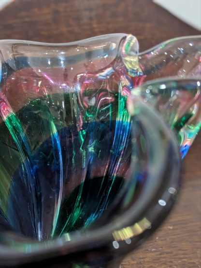 Iwatsu Hineri Glass Art Vase - Image 6