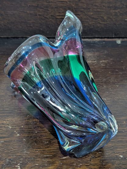 Iwatsu Hineri Glass Art Vase - Image 3